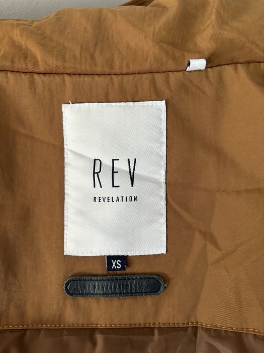 Kurtka płaszcz Revolution parka brązowa