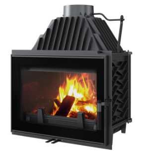 kominek wkład kominkowy ZOSIA 12 eco żeliwny kratki 6-15,5kW montaż