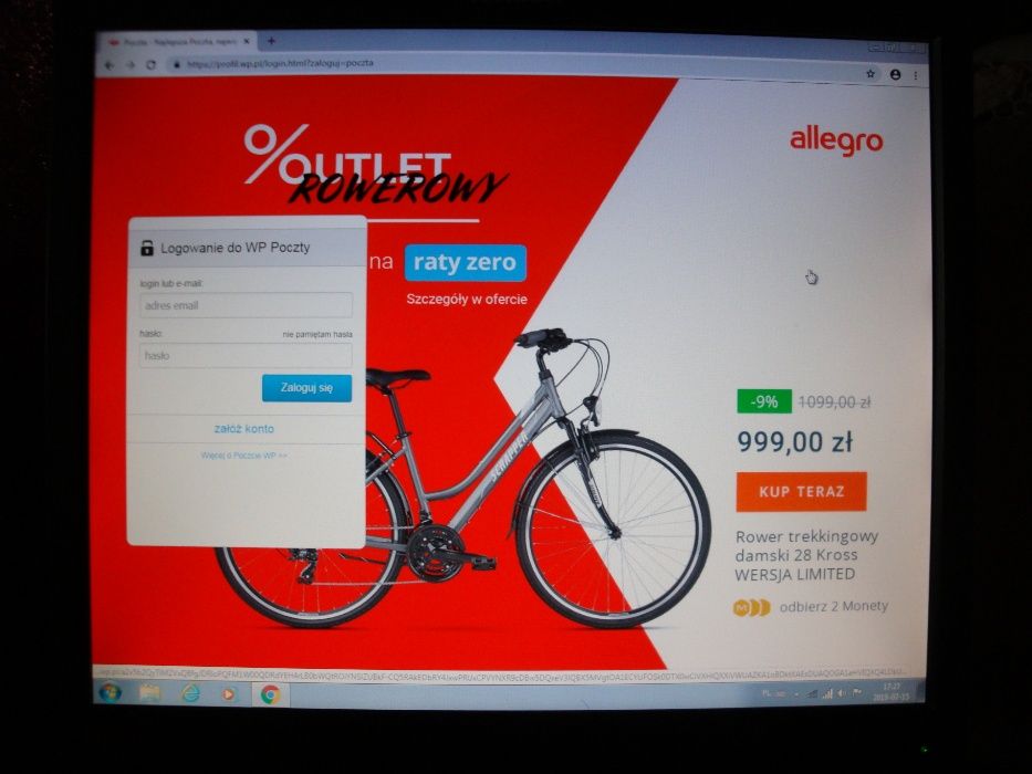 Monitor LENOVO 17 cali