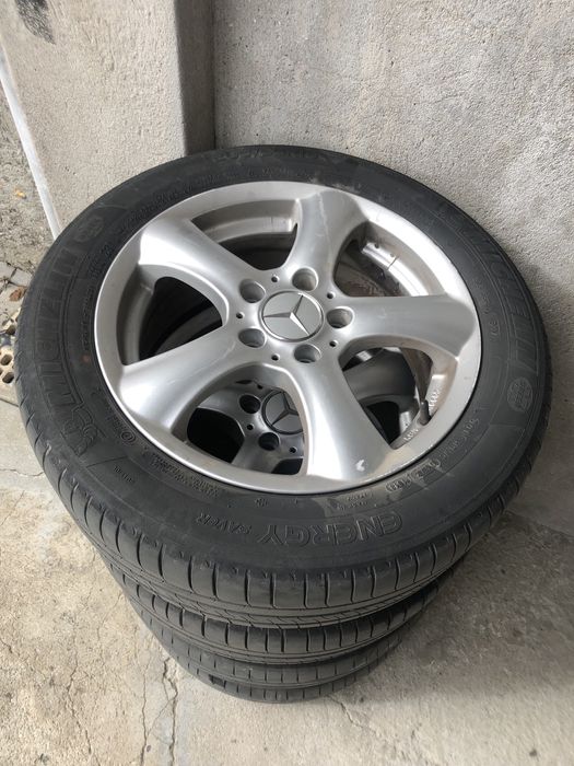 Jantes 5x112 c/ pneus 205/55/16 MICHELIN ENERGY SAVER