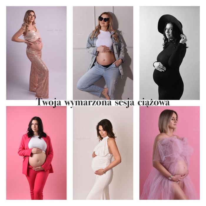Sesja ciążowa w studio Warszawa / sesja brzuszkowa/rodzinna/dziecięca