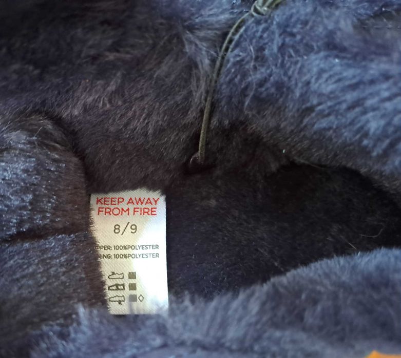 Тапки дитячі TU з хутром