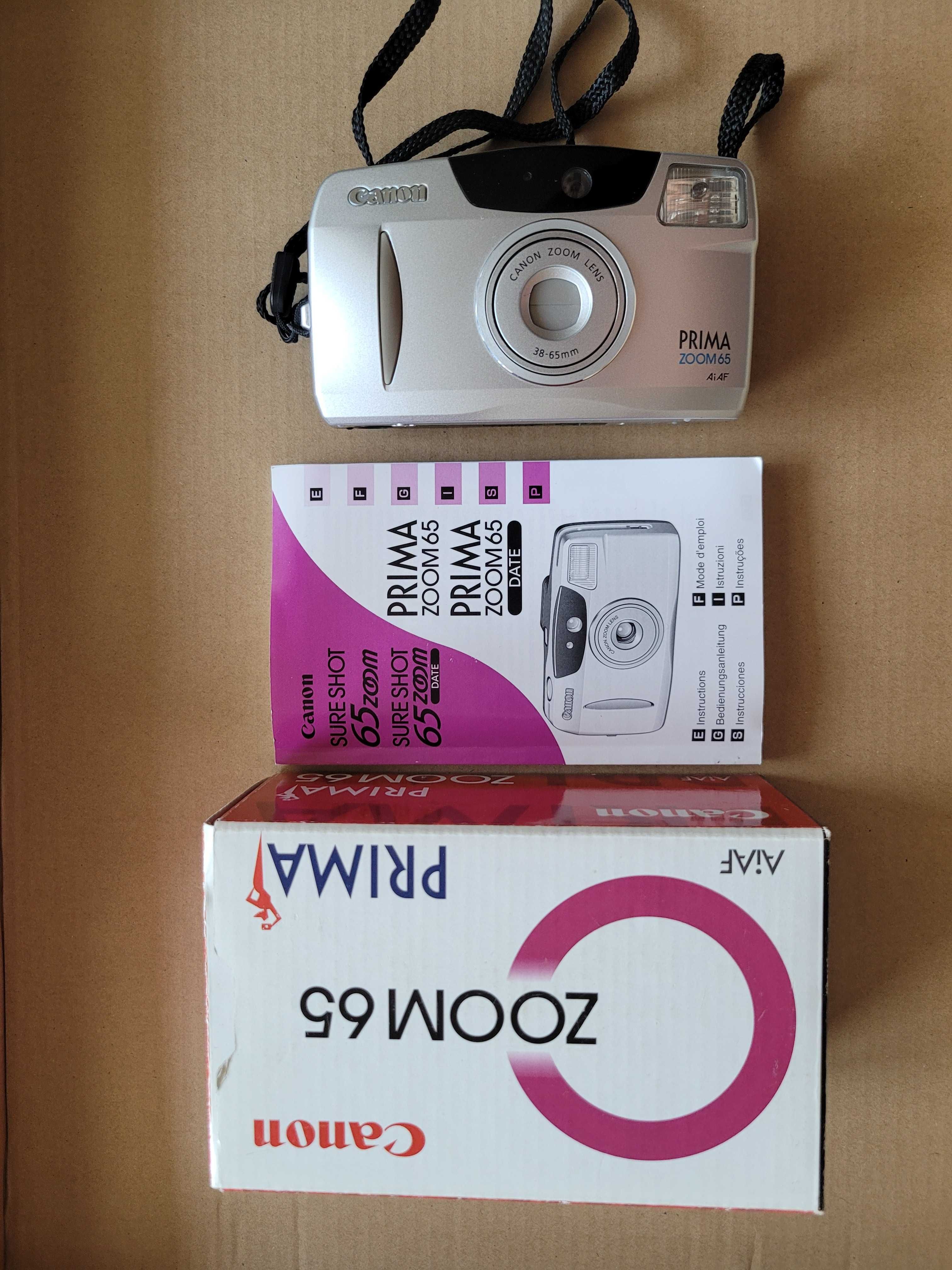 Canon Prima Zoom 65 – kompaktowy aparat analogowy