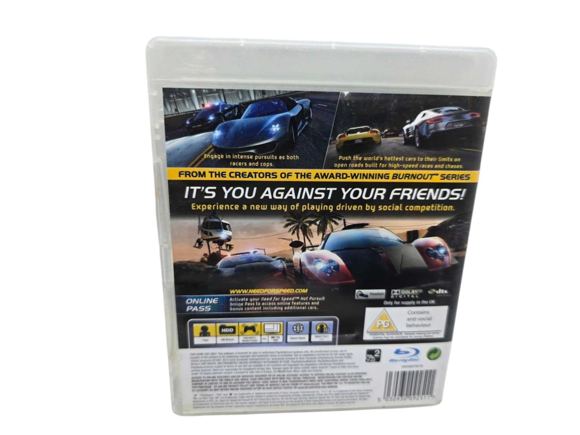 Gra PS3 Need for Speed Hot Pursuit - angielska wersja - bez rys