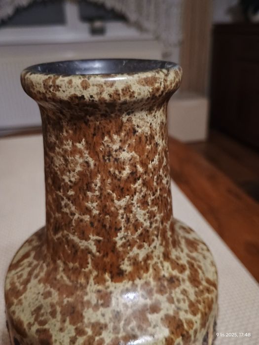 Duży ceramiczny wazon - 70-te lata