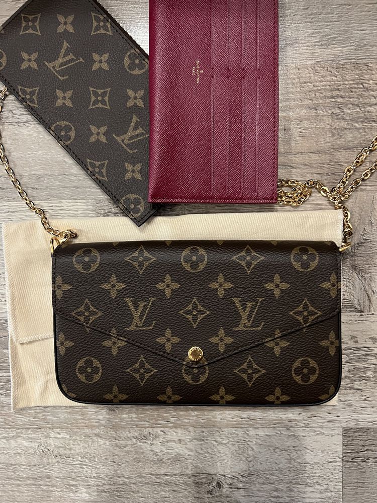 Клатч Louis Vuitton  Felicie оригинал , сумка