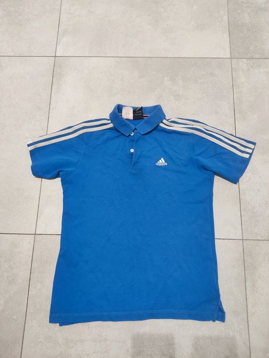 Niebieska koszulka Adidas