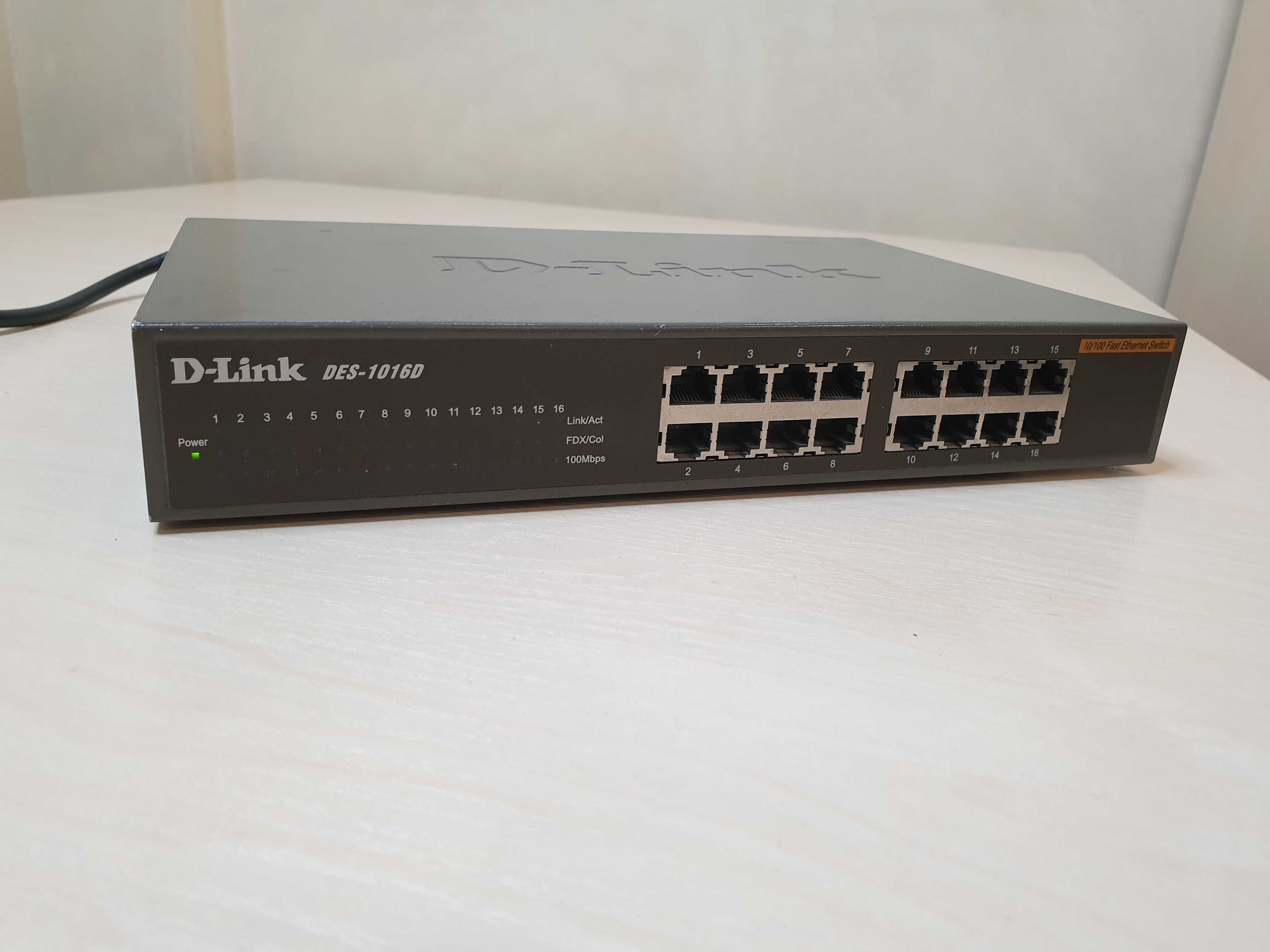 Комутатор D-Link DES-1016C на 16 портів
