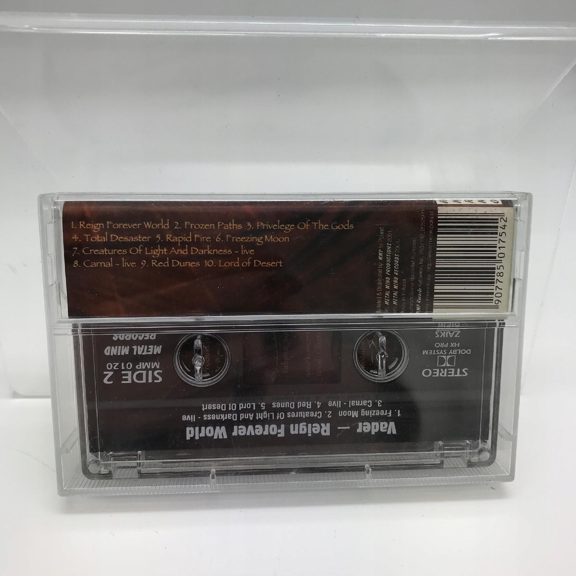 kaseta - vader - reign forever world metal 2001
