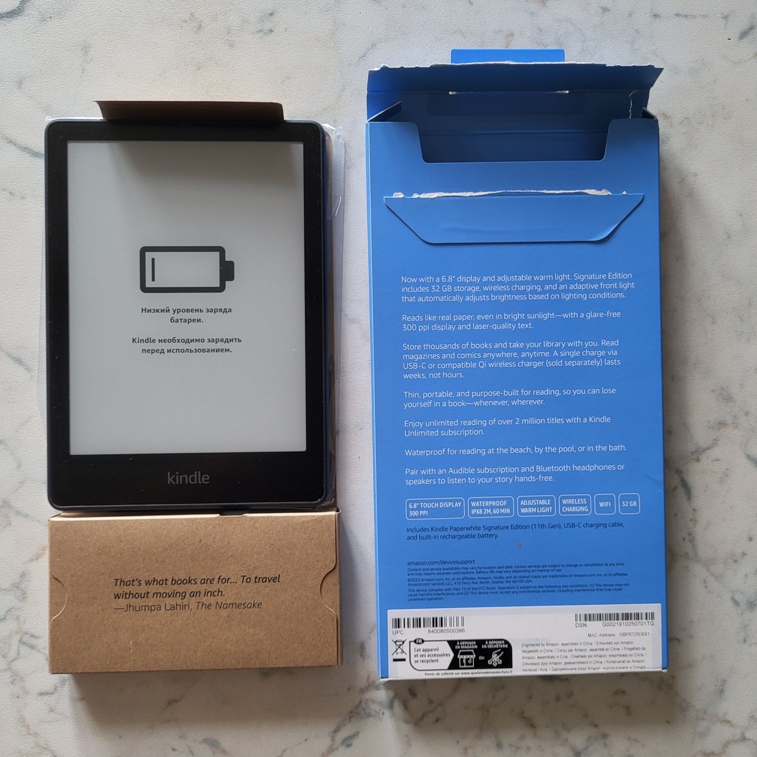 Электронная книга Amazon Kindle Paperwhite 11th Gen. Signature Edition