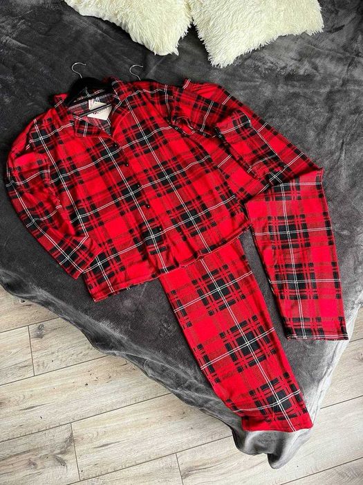 Новорічна піжама,піжама в клітинку,парні піжами,ВСІ РОЗМІРИ