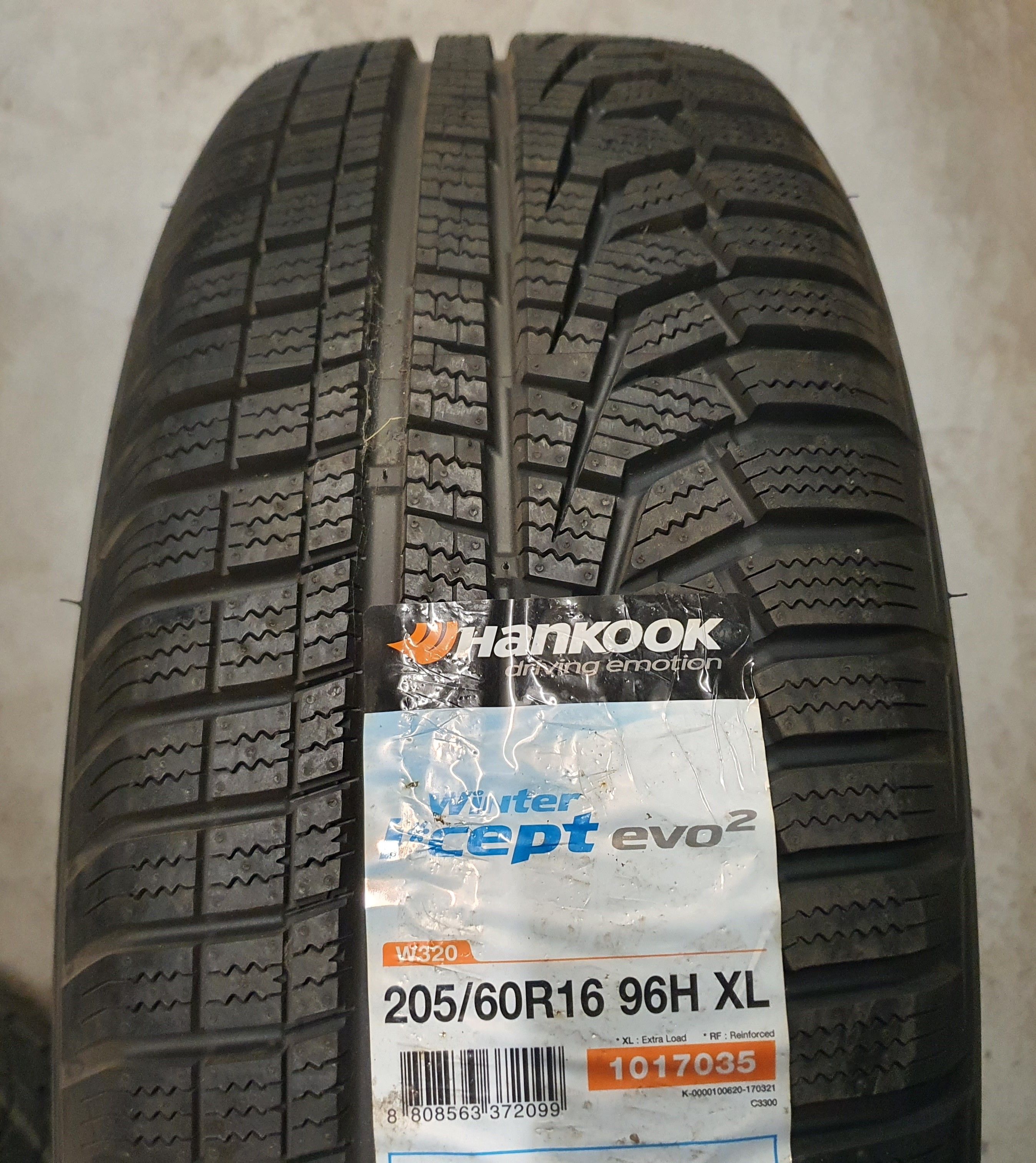 4x 205/60R16 96H XL Hankook Winter i*cept evo2 W320 - NOWE - LEŻAKI