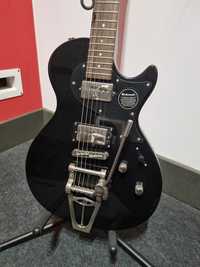 REG-435-MBK Richwood Master gitara elektryczna RETRO TREMOLA Les Paul