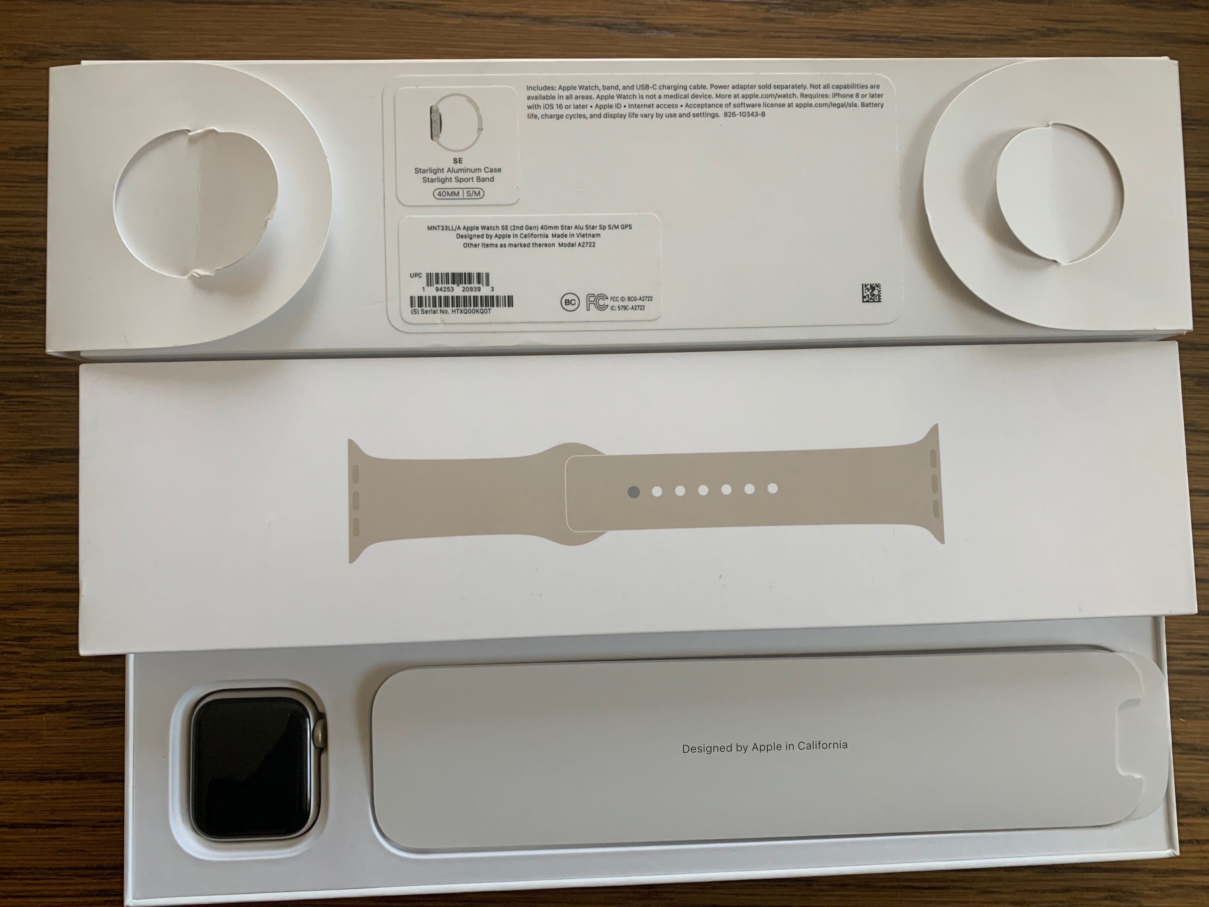 Apple Watch SE 2 40 НОВІ! Гарантія! Titanium