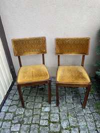 Vintage stare krzesła krzesło klasyk PRL 2szt