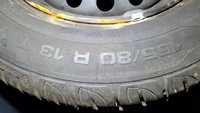 Felgi stalowe 13 opony 155/80r13 uniroyal fiat Panda