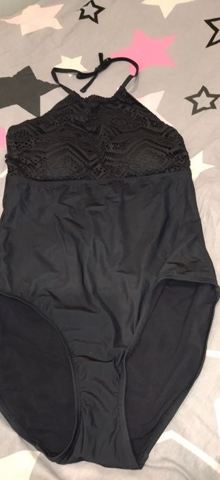 Nowy czarny strój kąpielowy Bonprix 44r