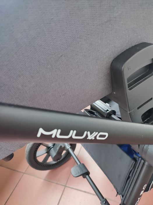 Wózek gondola spacerówka 2w1 muuvo quick 3.0 szary gratis fotelik baza