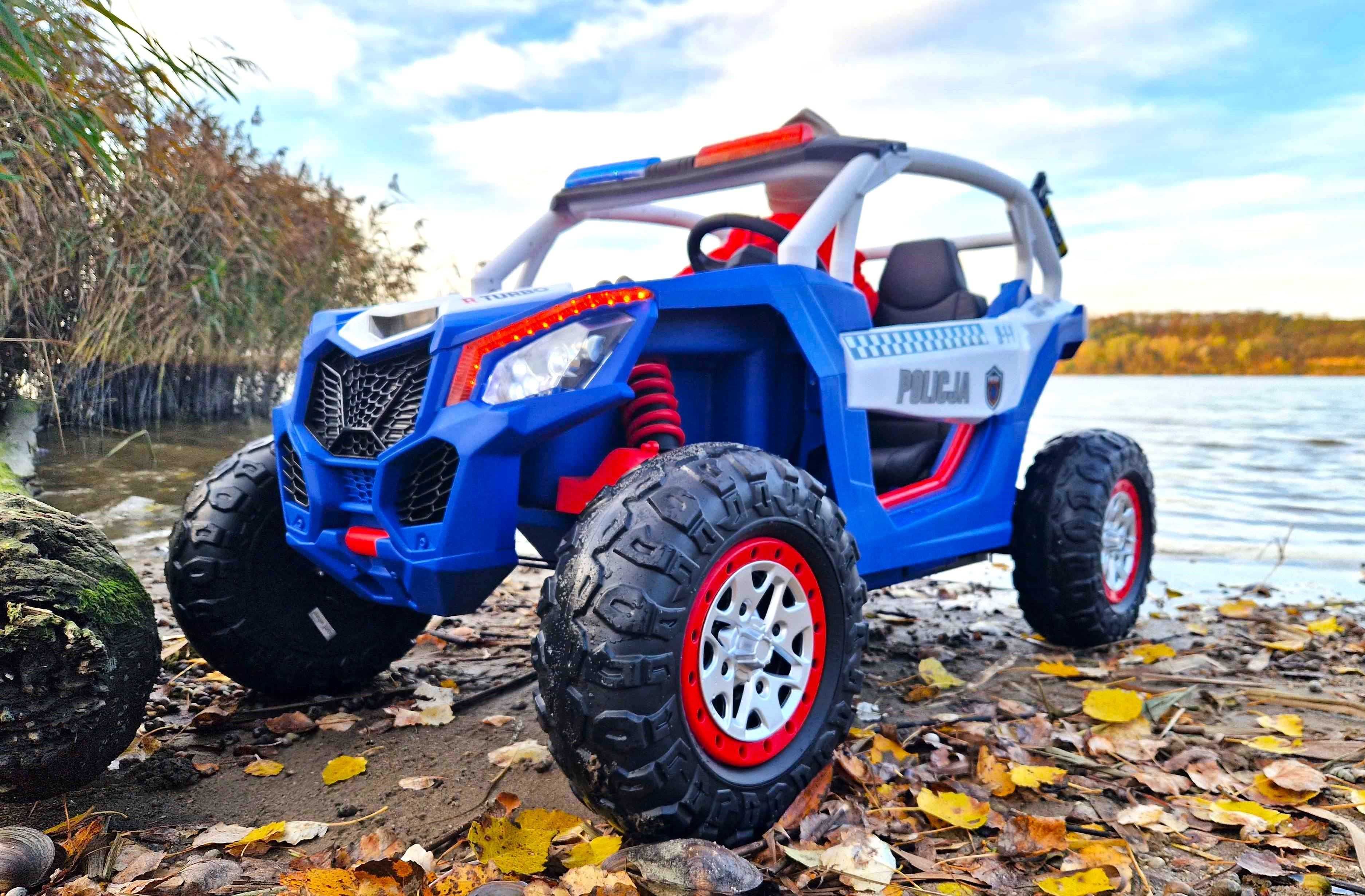 Pojazd dla dzieci BUGGY POLICJA 4X4 24V 7Ah