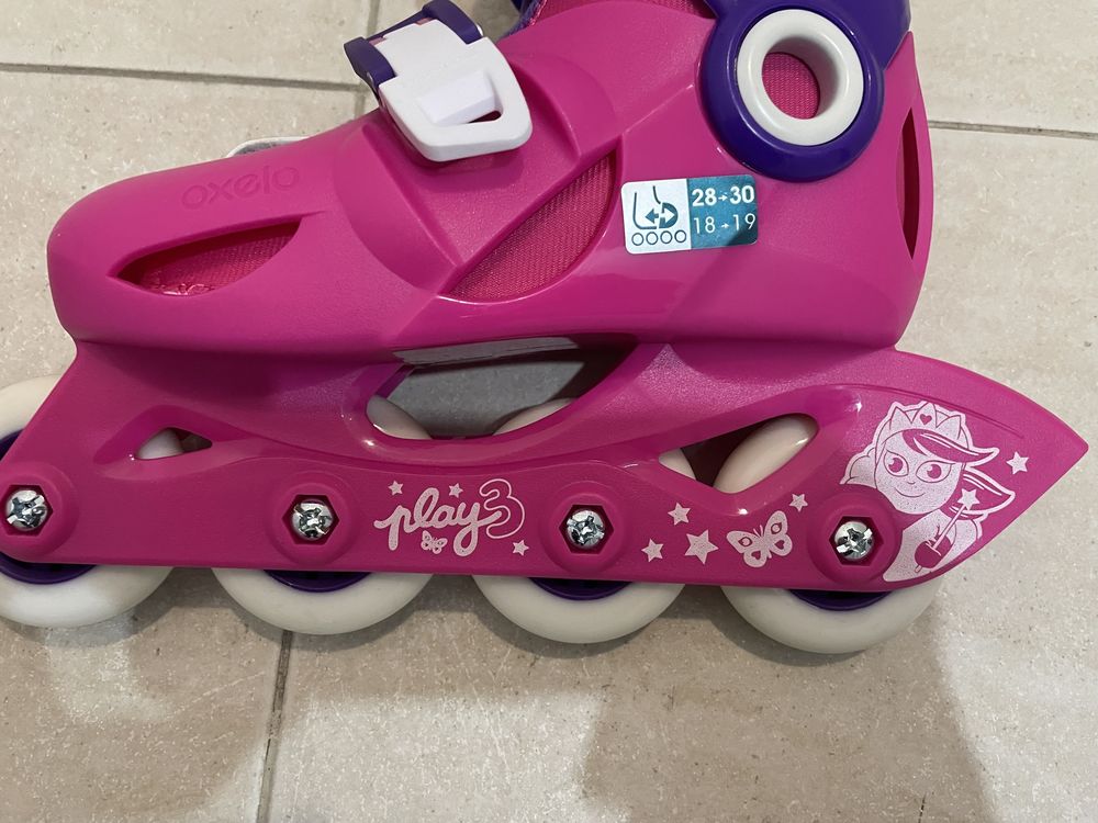 Patins em Linha Ocelo Play 3 - como novos