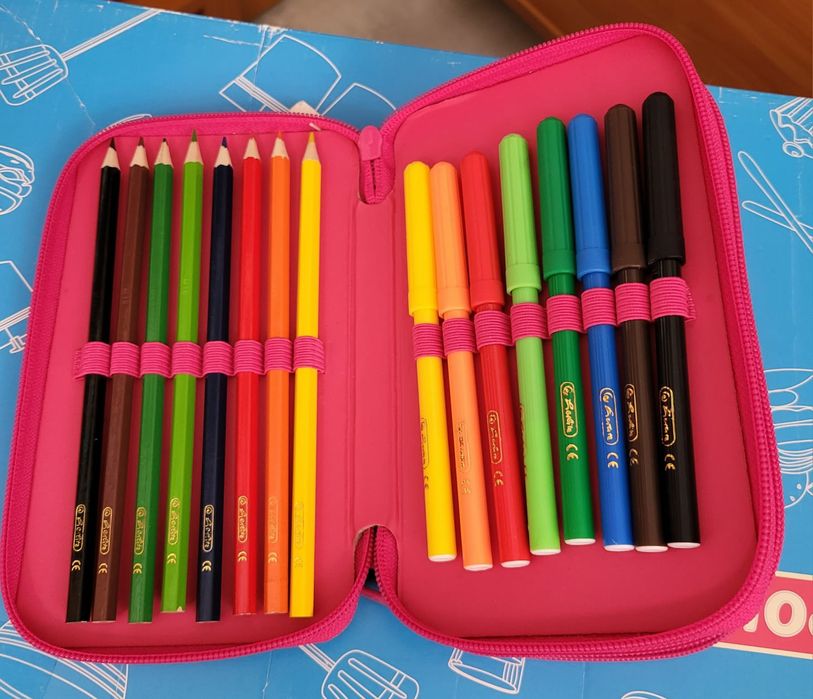 Piórnik Girl HERLITZ  23 części