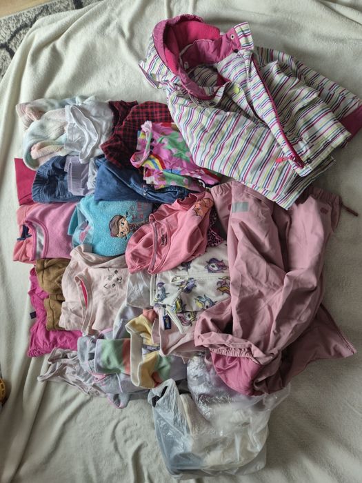 Mega paka ubranek dla dziewczynki 98/104