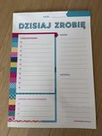 Suchoscieralny plan dnia - „Dzisiaj zrobię” format A3
