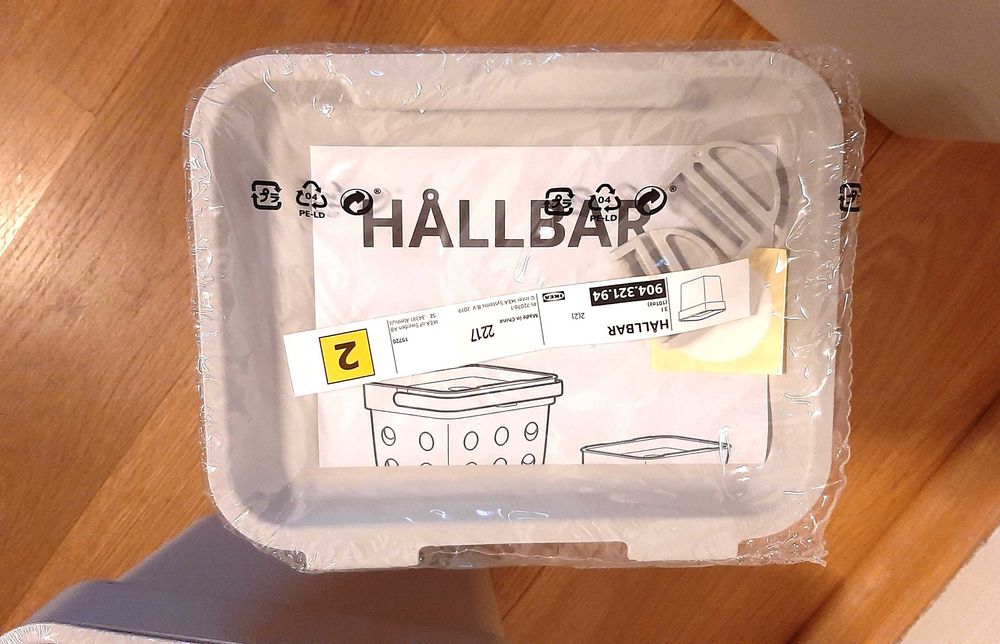 nowe Pojemniki HÅLLBAR kosz ikea