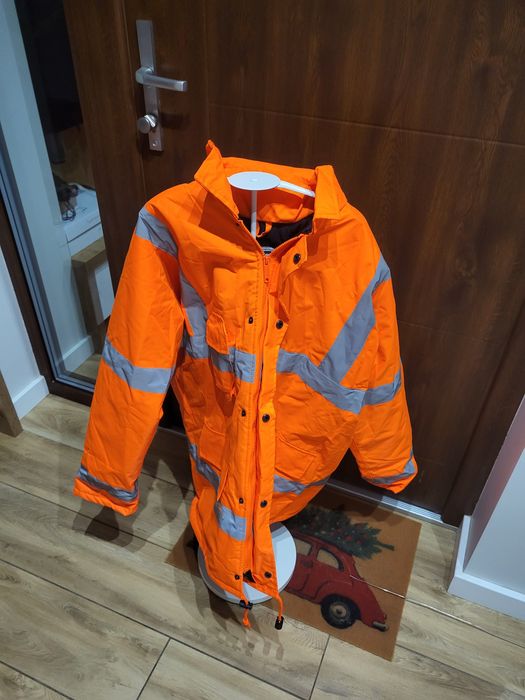 Kurtka rozmiar L,ostrzegawcza,BHP,robocza
