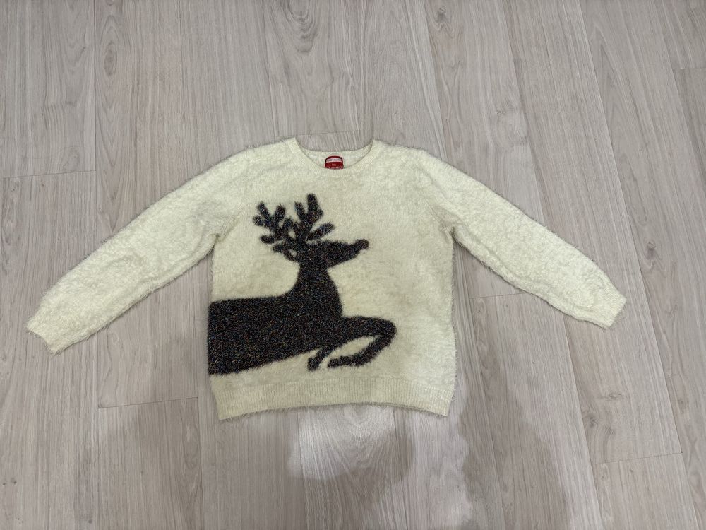 Новогодний свитер, свитер с оленем