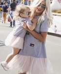 Платья комплект в стиле Family look Фемили лук Мама Дочка