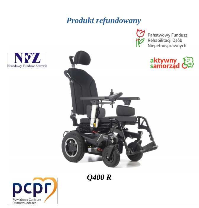 Wózek elektryczny Q400 R SEDEO LITE Produkt refundowany