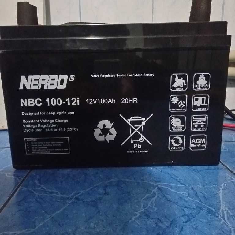 Акумулятор NERBO NBC 100-12I 12V100Ah agm