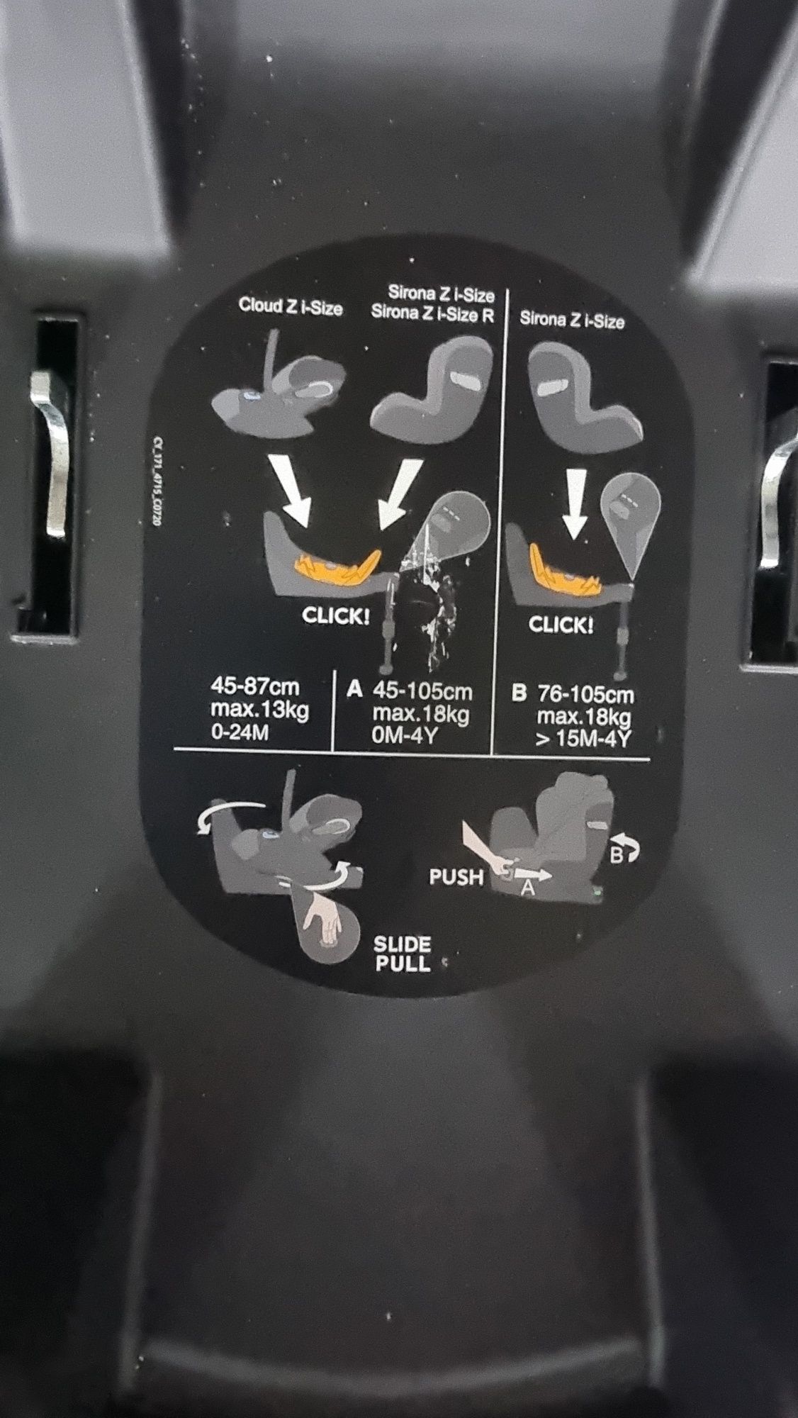 Cybex sirona Z i-size + Base isofix