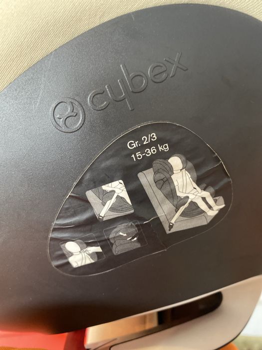 Cybex solution M grupo 2-3 15kg-36kg laranja