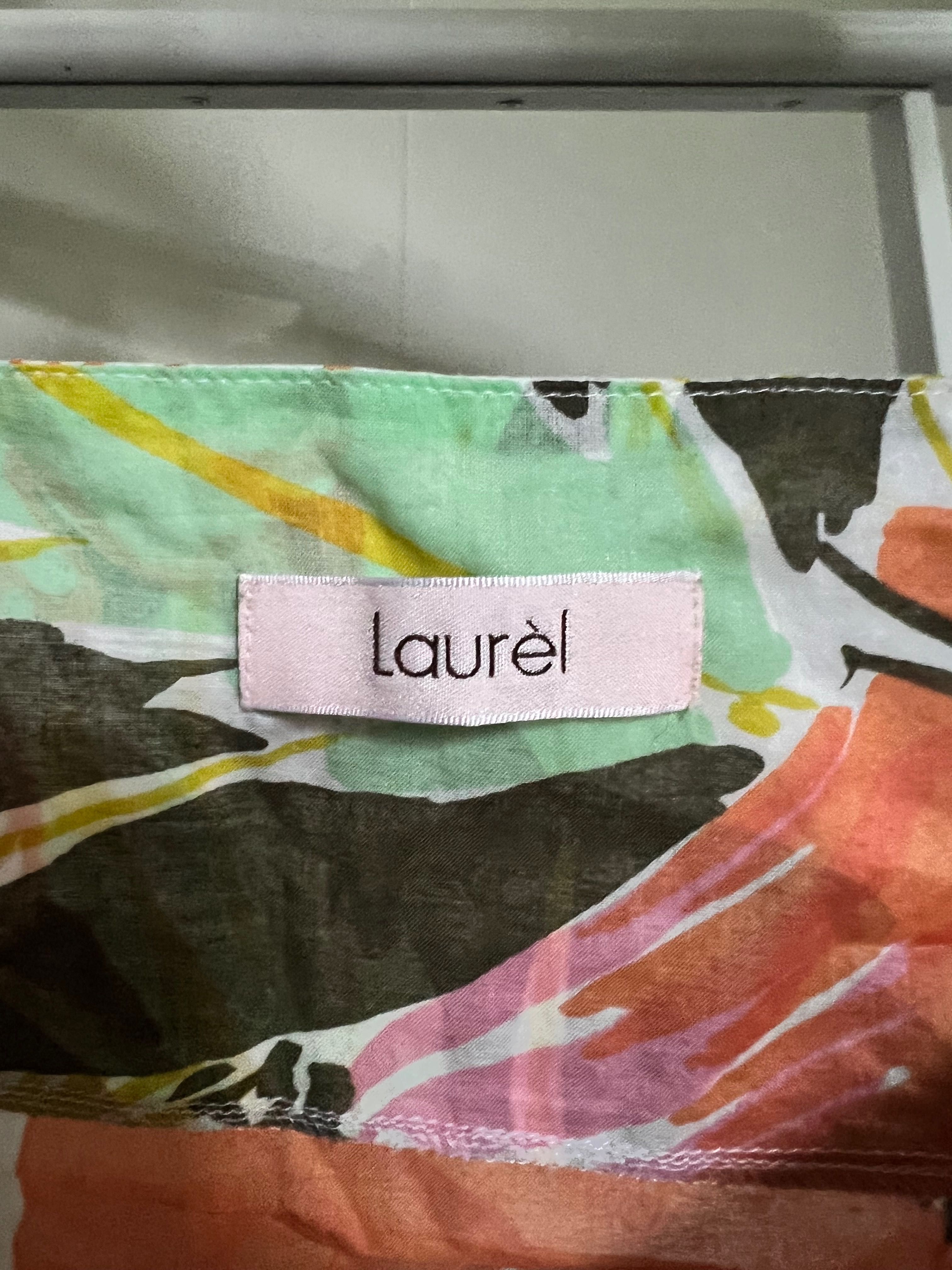 Laurel kolorowy kwiecisty top bluzka letnia markowa italy 40 M