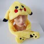 Czapka z uszami przebranie Pikachu