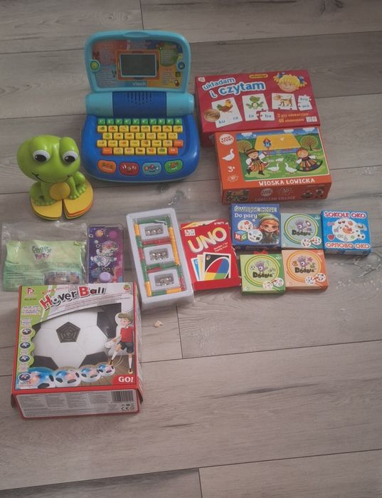 Laptop edukacyjny, puzzle I gry