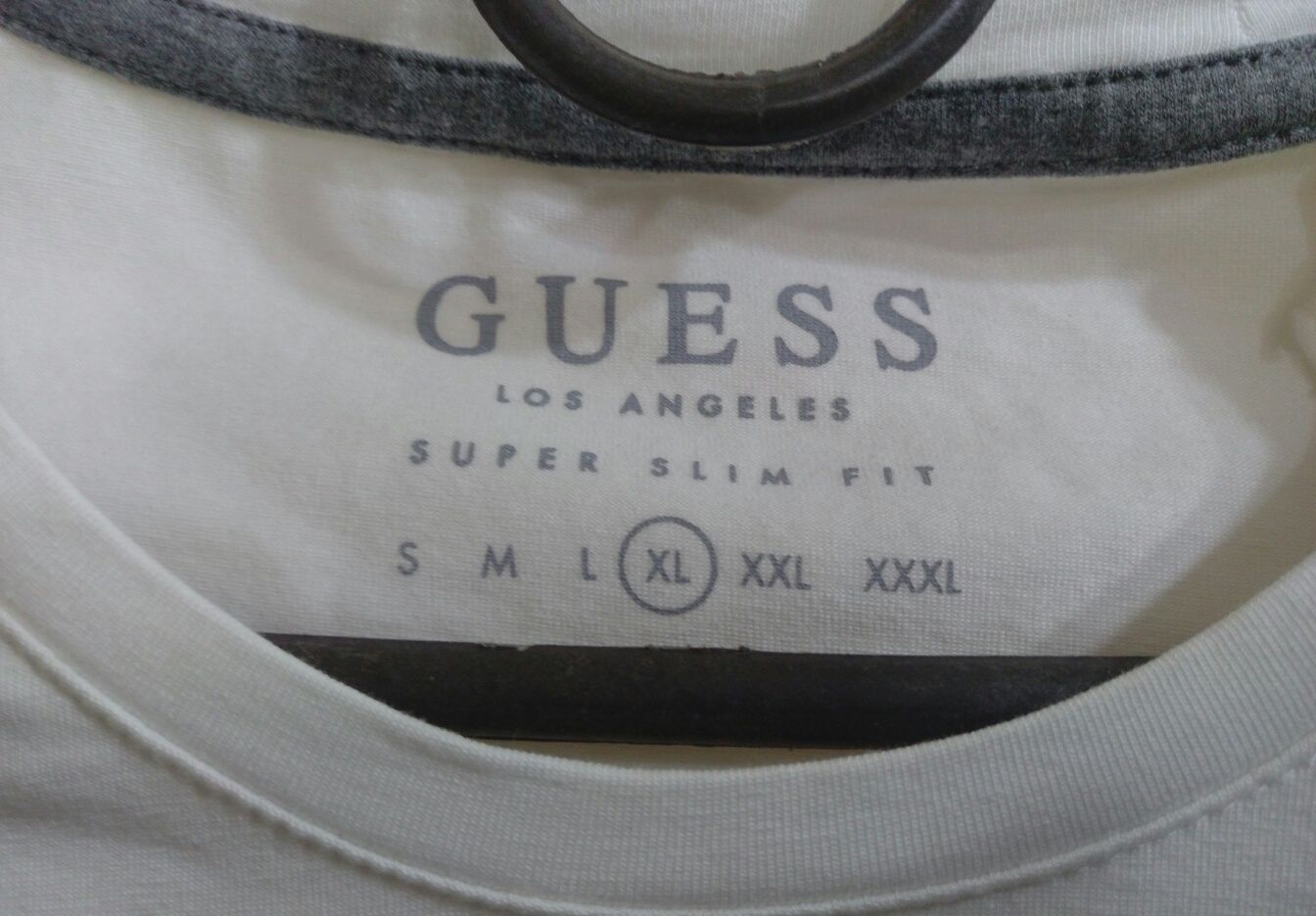 Оригінал Guess Los Angeles XL новий чоловічий лонгслив cotton