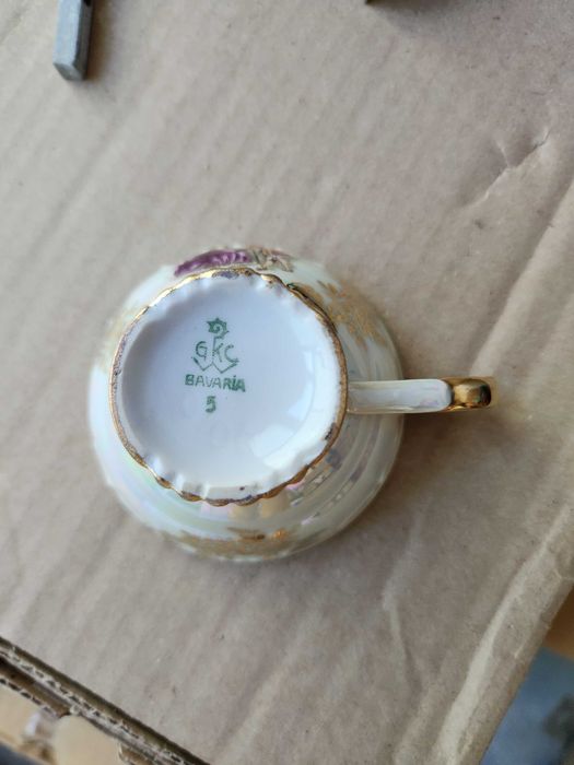 Jogo de café Western Germany anos 1930/40 Gold 22