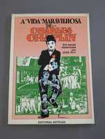 Livro A Vida Maravilhosa de Charles Chaplin em BD