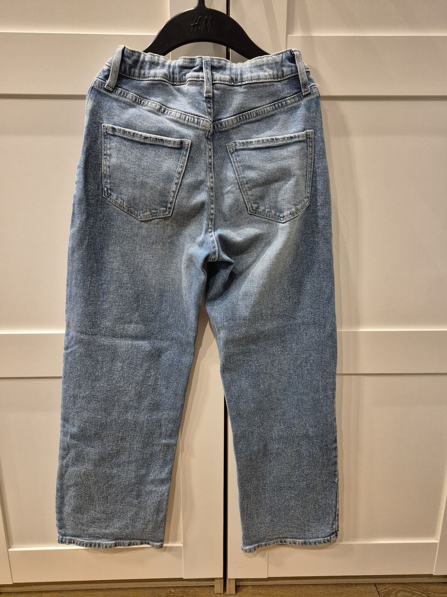Spodnie dżinsowe dziewczęce r 140 H&M