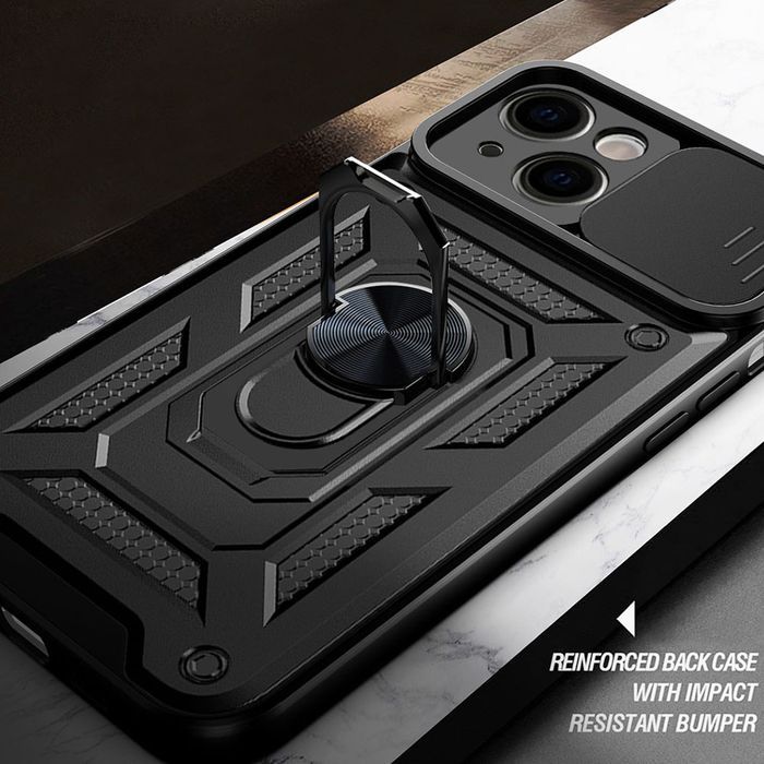 Slide Camera Armor Case Do Iphone 11 Pro Czarny