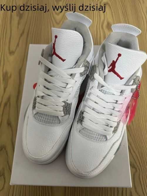 Damskie/Trampki/Męskie/Jordan 4 Retro White Oreo R.44