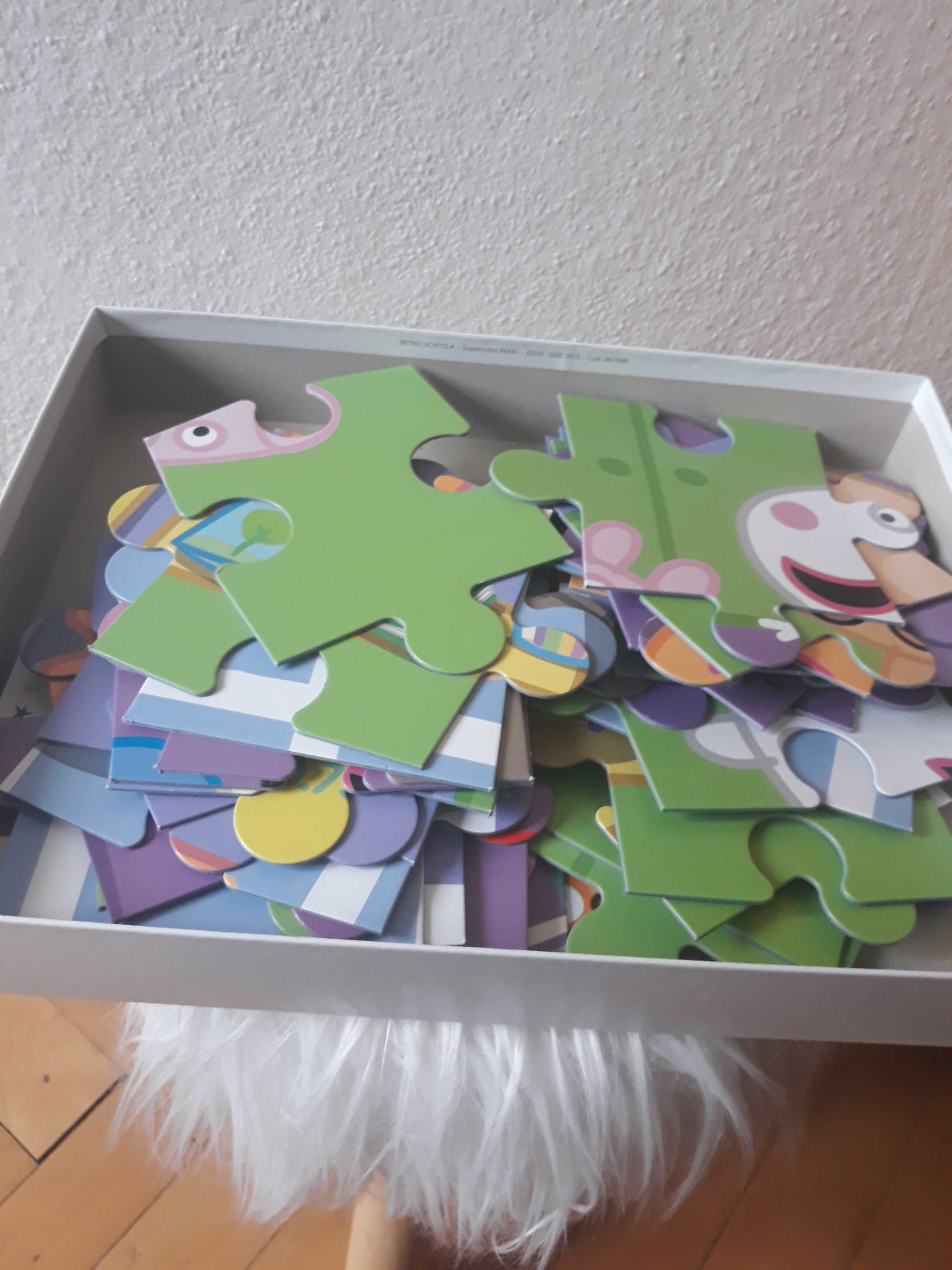 Puzzle podłogowe 100cm×70cm, Świnka Peppa.