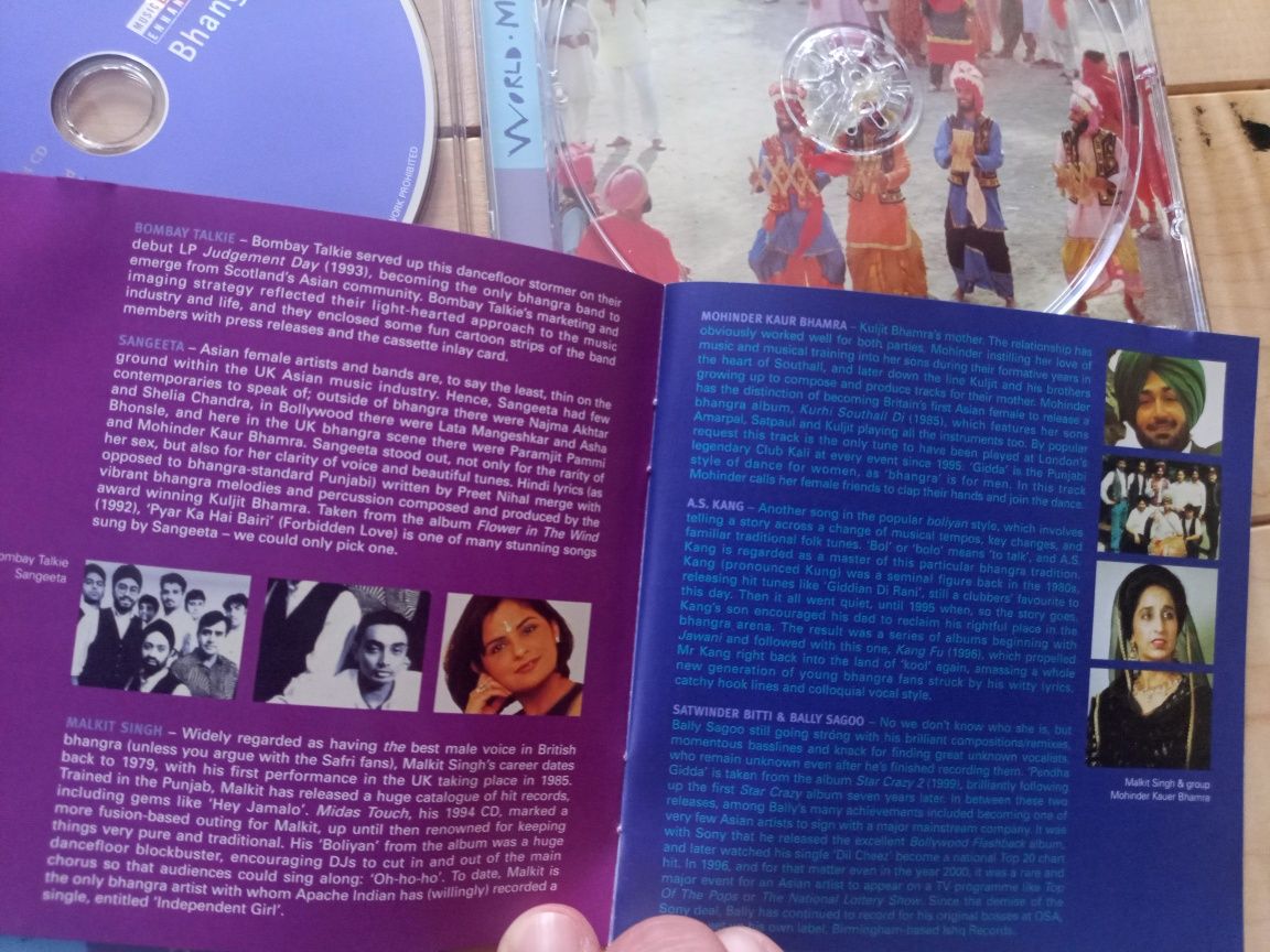 Bhangra one way ticket to British Asia guide CD Indie various Punjabi