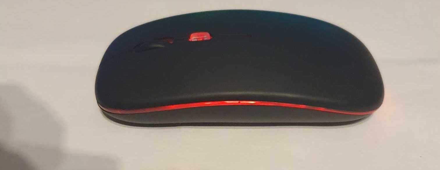 Myszka Bezprzewodowa RGB USB Uniwersalna