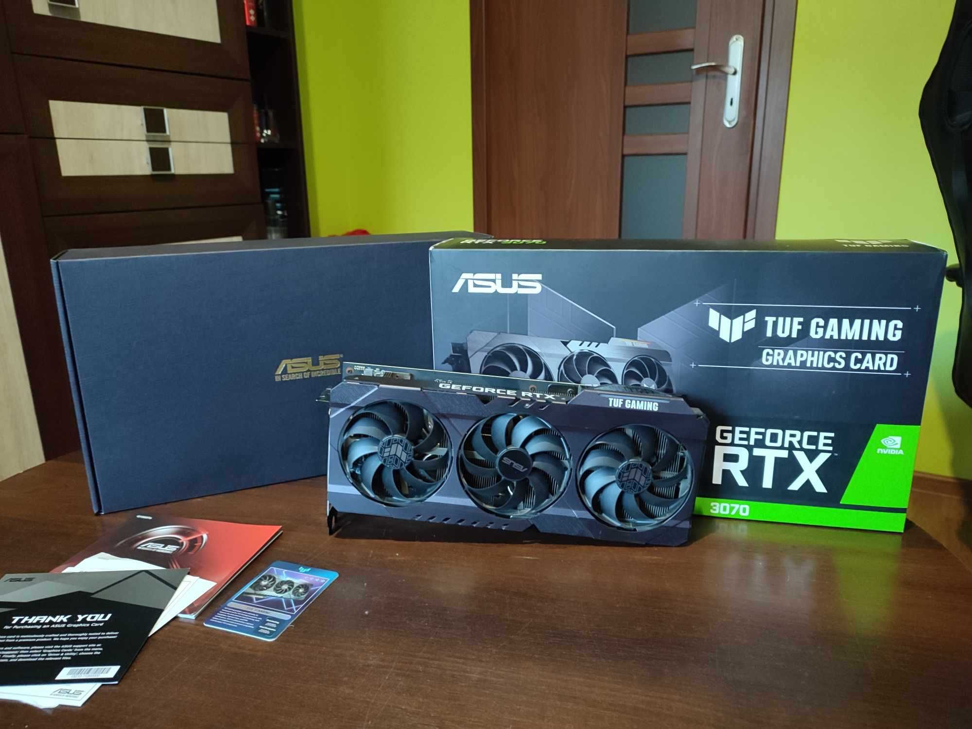 Karta graficzna ASUS GeForce  RTX 3070 TUF GAMING OC-JAK NOWA! OKAZJA!