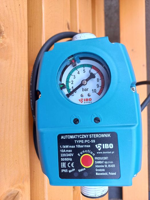 Wyłącznik ciśnieniowy sterownik automatyczny suchobieg PC-59 POMPY