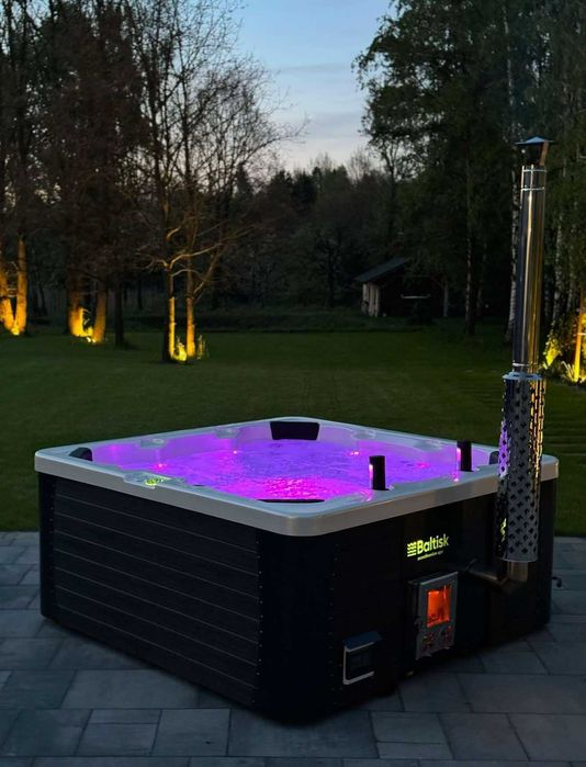 Jacuzzi ogrodowe balia kwadratowa spa hot tub wanna QuadraZen NOWOŚĆ